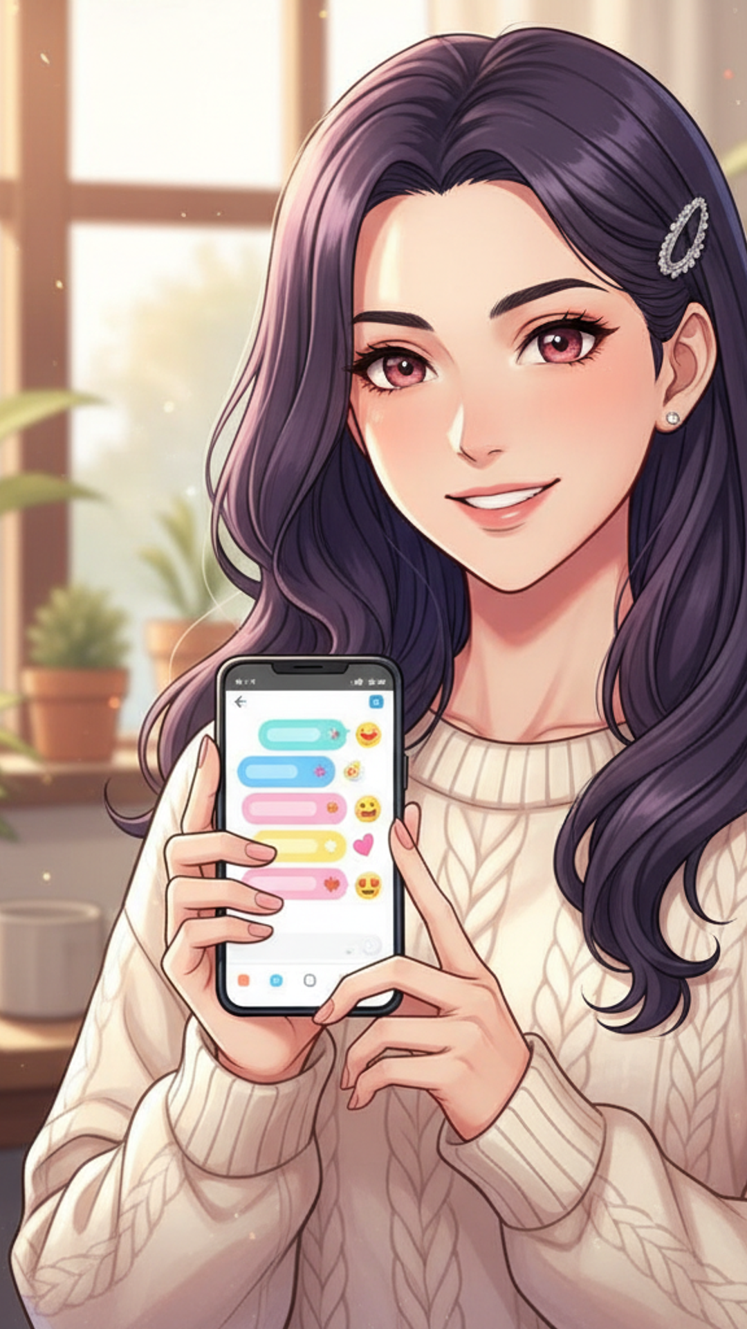 Yandere AI — chat screen